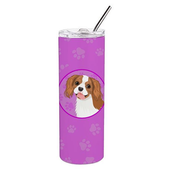 Cavalier King Charles Spaniel Blenheim #2 Stainless Steel 20 oz Skinny Tumbler,